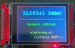 ESP32-32U z wyświetlaczem ST7789 – test działania, podłączenie EN, odczyt pamięci