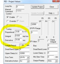 Jak wprowadzić ujemne nastawy PID z MatLab do PLC GE Fanuc?