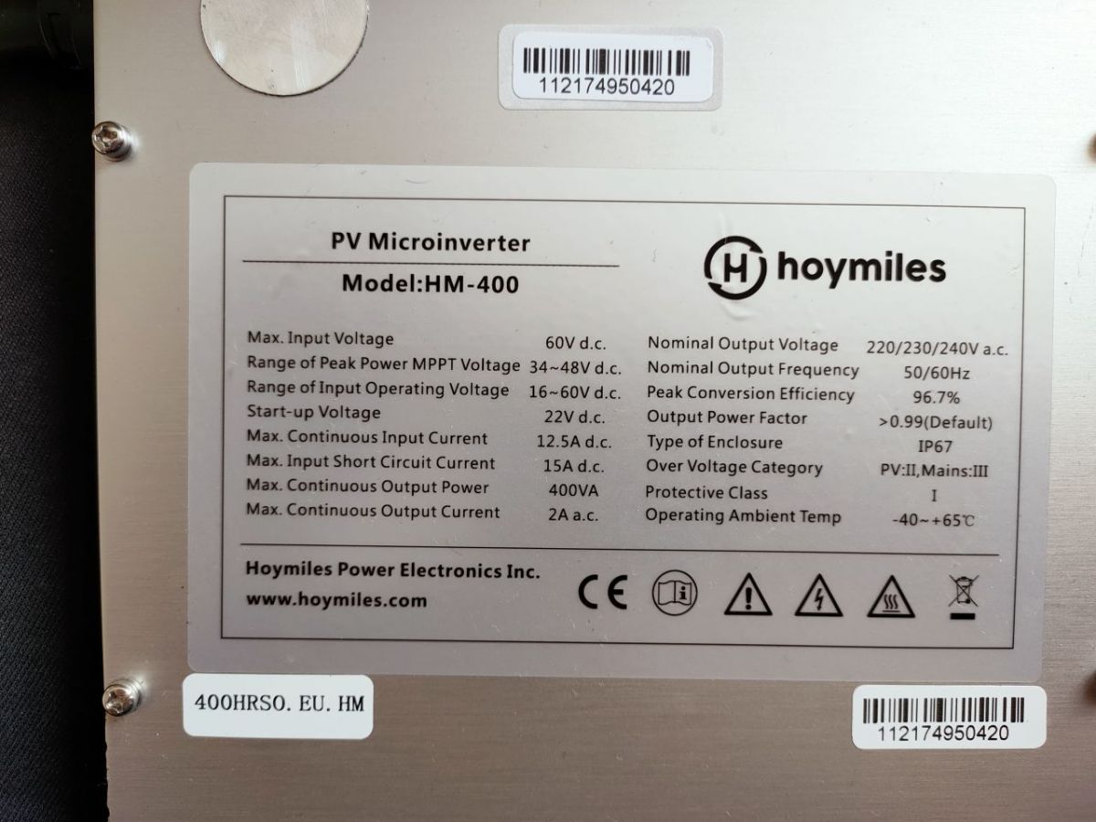 [Rozwiązano] Połączenie panelu fotowoltaicznego 330W z mikroinwerterem