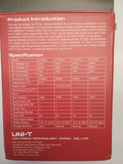 Minitest: Multimetr UNI-T UT33D+ Minitest: Multimetr UNI-T UT33D+