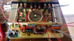 Końcówka mocy ŁukAudio 2x200w Końcówka mocy ŁukAudio 2x200w