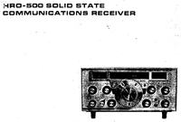 National HRO500 HF Reciever Manual
