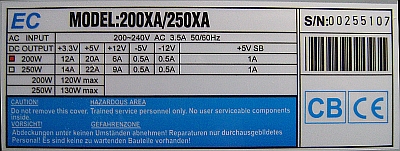 EC model:200XA, rev CG-07A (Codegen) nie startuje po przerobieniu na warsztatowy