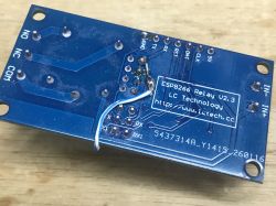 We are modifying the relay controller so that it works without a microcontroller – ESP8266 Relay V2.