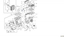 Opel Astra H Kombi 2007, silnik Z17DTH - Kierunek nawiewu nie działa: klapka, silniczek, nr części