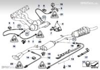 BMW E46 316Ti N42 - Która sonda lambda to Rząd 2 Czujnik 1 przed katalizatorem?