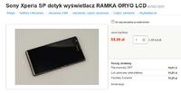 Sony Xperia SP LTE - Stłuczona Corning Gorilla Glass - wymiana.