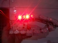 Audi A4 B8 sedan - naprawa migającej lampy LED, dwie diody nie świecą