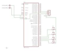Atmega16 + regulator obrotów do silnika bezszczotkowego