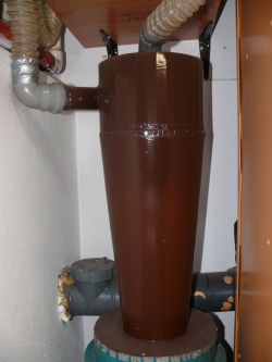 Separator cyklonowy do trocin - 95% trocin trafia do odkurzacza, co robię źle?