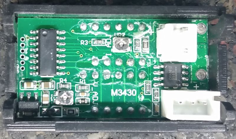 Panelowy woltomierz/amperomierz 100V/50A, kolejne wcielenie DSN-VC288