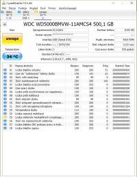 Odzyskiwanie danych z dysku zewnętrznego WD 500GB po błędzie logicznym - DMDE
