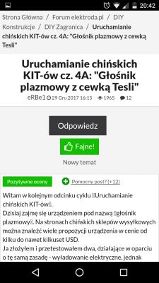 Uruchamianie chińskich KIT-ów cz. 4B: Głośnik plazmowy z trafo WN od odb. TV