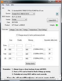 MSI 7900GTO 512 MB (1.1ns) - Jakie ma być taktowanie?