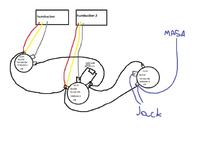 Elektronika gitary Defil tosca schemat podłączenia