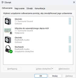Acer Nitro 5 + słuchawki Razer - Discord zbiera dźwięk gry przez mikrofon