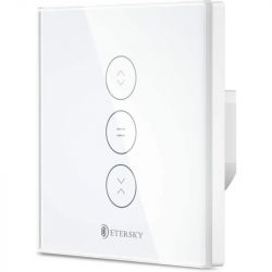 White touch panel with three buttons and Etersky logo.