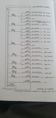 Schemat rozdzielnicy elektrycznej z projektu Archonu