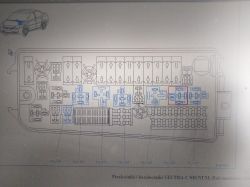 Vectra C 2002, 2.2 125km - Przepalanie bezpiecznika nr 12, poszukiwanie schematu