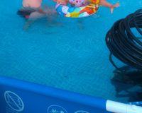 Water Heating in Pool with Cast Iron Chamotte Furnace (Goat), Copper Coil Pipes & CWU Pump