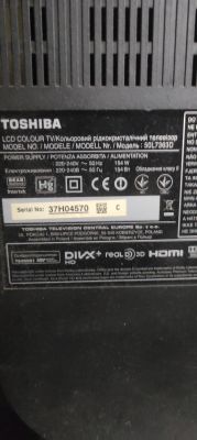 TV Toshiba 50L7363DG - suche Firmware Update