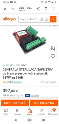 [Sprzedam] Sprzedam napędy Nice Robus - 2 nowe sztuki do bramy przesuwnej