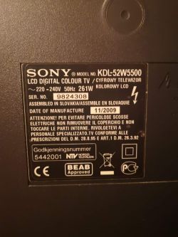 [Kupię] kabel, taśmę LVDS do TV Sony Bravia KDL-52W5500