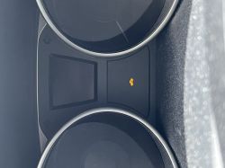 Hyundai ignition lock with a key icon illuminated.
