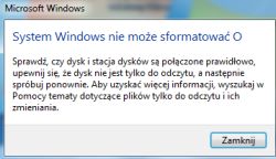 GOODDRIVE Twister 8GB – pendrive widoczny, brak dostępu i formatowania w Windows 7