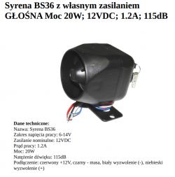 Tytan DS 300 - Syrena autoalarmu wyje na pozycji ON