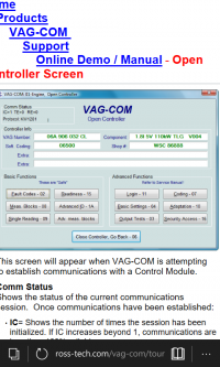 Turning Off Start-up Message in A3 8P Manual using VCDS Software and 6-speed Transmission