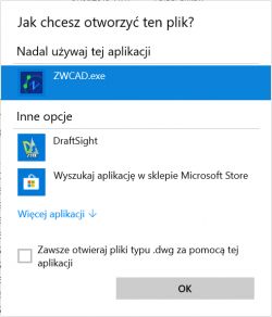 "Otwórz z pomocą" PPM - nie ma w pierwszym poziomie menu, dla rozszerz "Otwórz z pomocą" PPM - nie ma w pierwszym poziomie menu, dla rozszerz