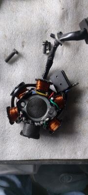 139 fmb: Słabe ładowanie 5v w 110 cm, brak świateł - wymiana magneto, iskrownik, regulator
