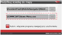 Nawigacja GoClever 5080 - Zawiesza się na ekranie powitalnym po zmianie ścieżki GPS