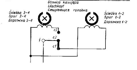 UNITRA ZRK ZK-140 - Nie kasuje nagrań, nagrywa nierówno na ścieżkach