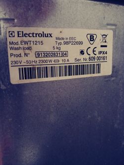 Gdzie znajdę książkę serwisową po polsku do Electrolux EWT1215?