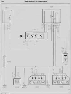 Peugeot 206 1,9 D 2001 rok - Potrzebny schemat elektryczny silnika