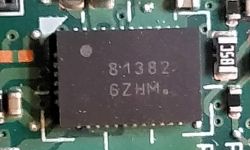 Identyfikacja grzejącego się elementu smd w zalany laptop Dell p30e obok procesora