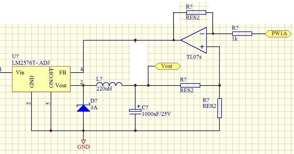 Lm2575t схема включения