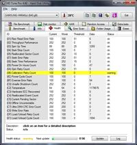 Problem z dyskiem - Samsung HM640JJ -Calibration Retry Count