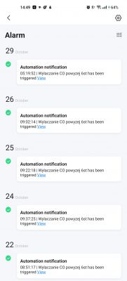 Which Smart Life WiFi switch or plug records on/off status history in the app?
