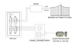 Zamel nc-06 VP-817W oraz otwieranie bramy Nice Robus 250HS Zamel nc-06 VP-817W oraz otwieranie bramy Nice Robus 250HS