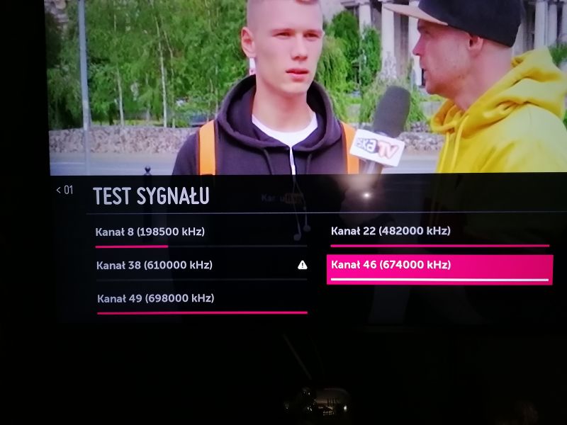 Jak poprawić odbiór sygnału na kanale 8? Antena 22km od nadajnika, telewizory LG i Sony KDL 40W5740