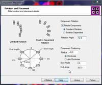 Eagle - projekt płytki z elementami na planie koła
