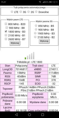 Problem z prędkością internetu LTE od T-Mobile, router B525
