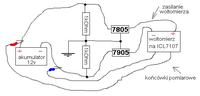 Prosty woltomierz na układzie ICL7107