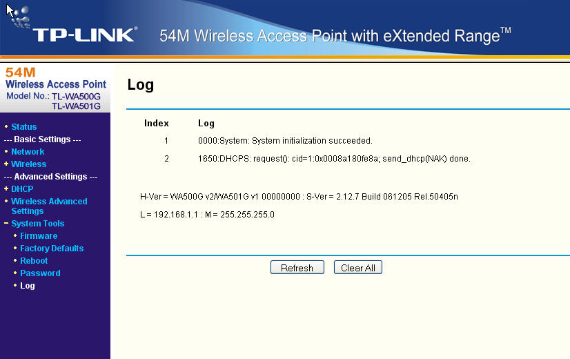 Настройка роутера tl wr542g