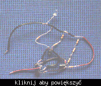 Podłączenie nóżek tranzystora BC547 według schematu - które do których kabli?