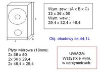 Zmiana obudowy subwooofera.