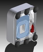 Zamek do drzwi z użyciem technologii RFID